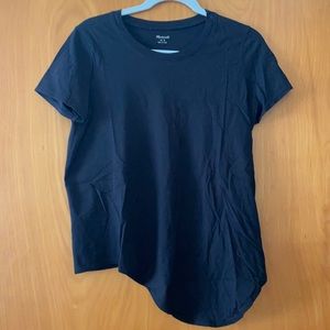 Black Asymmetrical Madewell Tee
